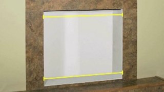 How to Measure for Factory Built Fireplace Glass Doors