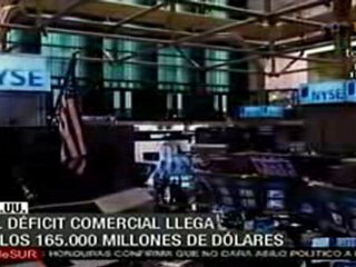 Déficit comercial de EE.UU. llega a 165.000 millones de dó