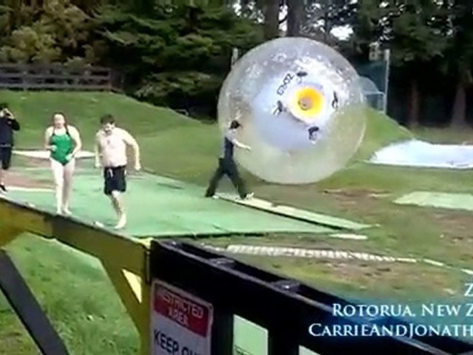 What is zorbing? Rotorua, New Zealand Zorbing