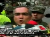 Autoridades cuentan con pistas sobre el coche bomba en Bogot