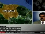 Venezuela y Surinam estrecharán vínculos: Maduro