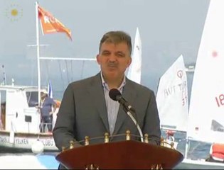 Cumhurbaşkanı Gül, Yelken Yarışlarının Startını Verdi-1