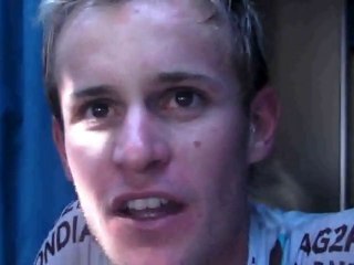 Maxime Bouet après la 2e étape du Tour de l'Ain