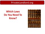 Landlord Law?