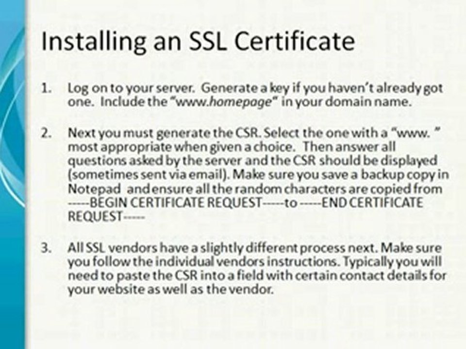 SSL Encryption & Website Security