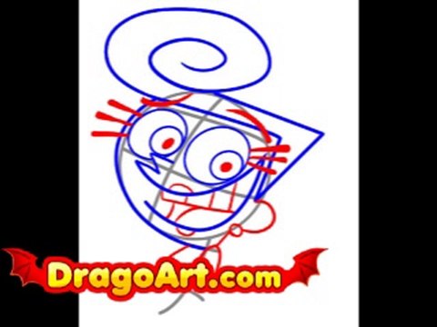 How to draw Fairly Odd Parents, step by step