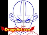 How to draw the Last Airbender, step by step