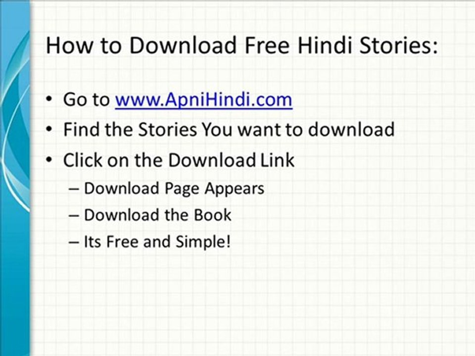 Free Hindi Stories