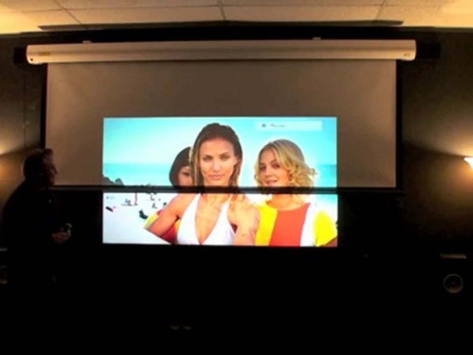 No Masking Needed With the Black Diamond projection screen