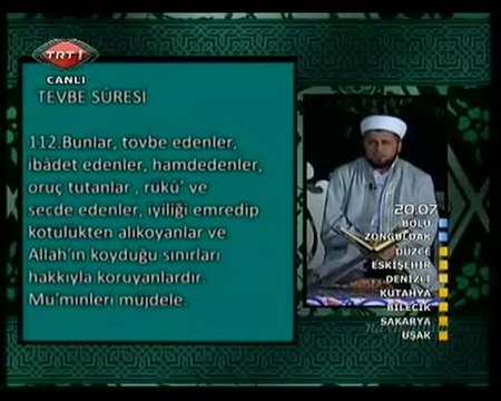 6 İshak Danış Tevbe süresi 2001 Ramazan TRT