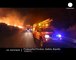 Firefighters battling rural blaze in Spain... - no comment