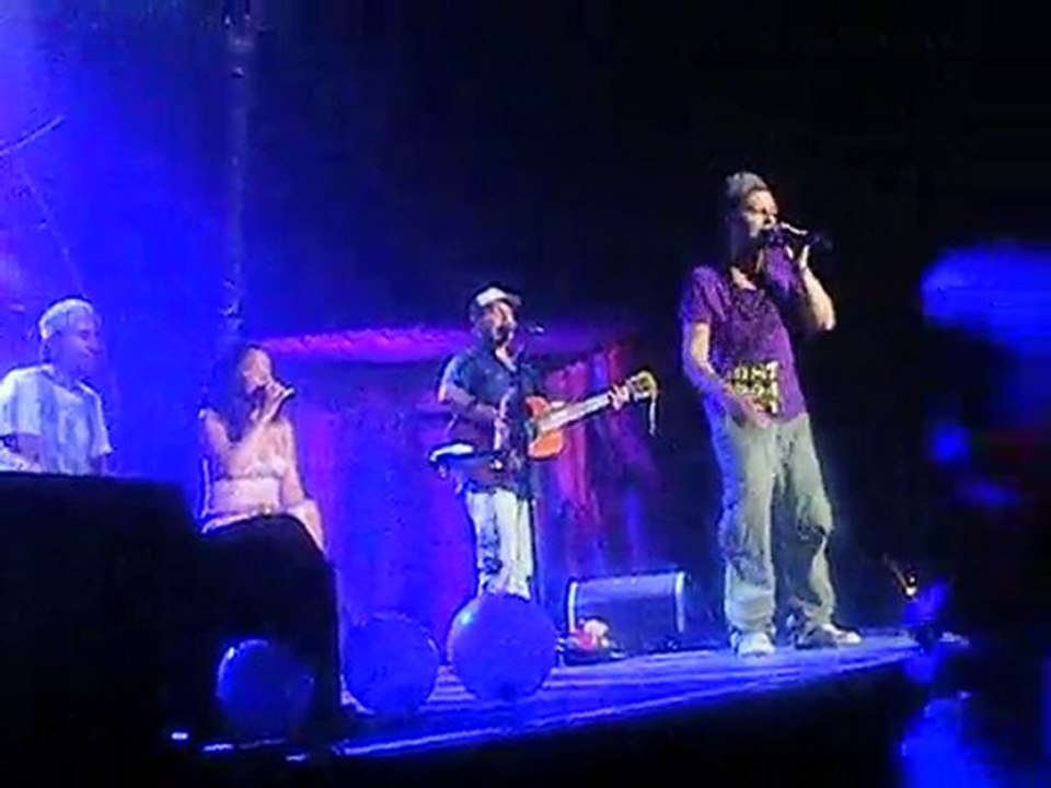 Concert Christophe Maé - Mon père spirituel (extrait)