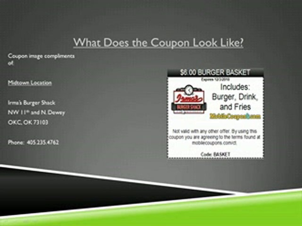 How to use mobile and online coupons deals OKC