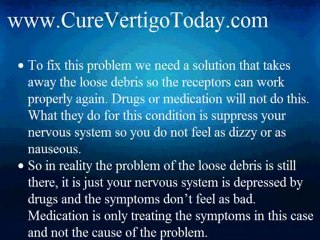 What Are The Best Vertigo Exercises
