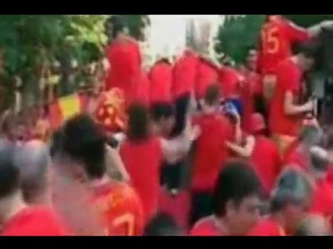 Triunfo de la Selección Española de fútbol