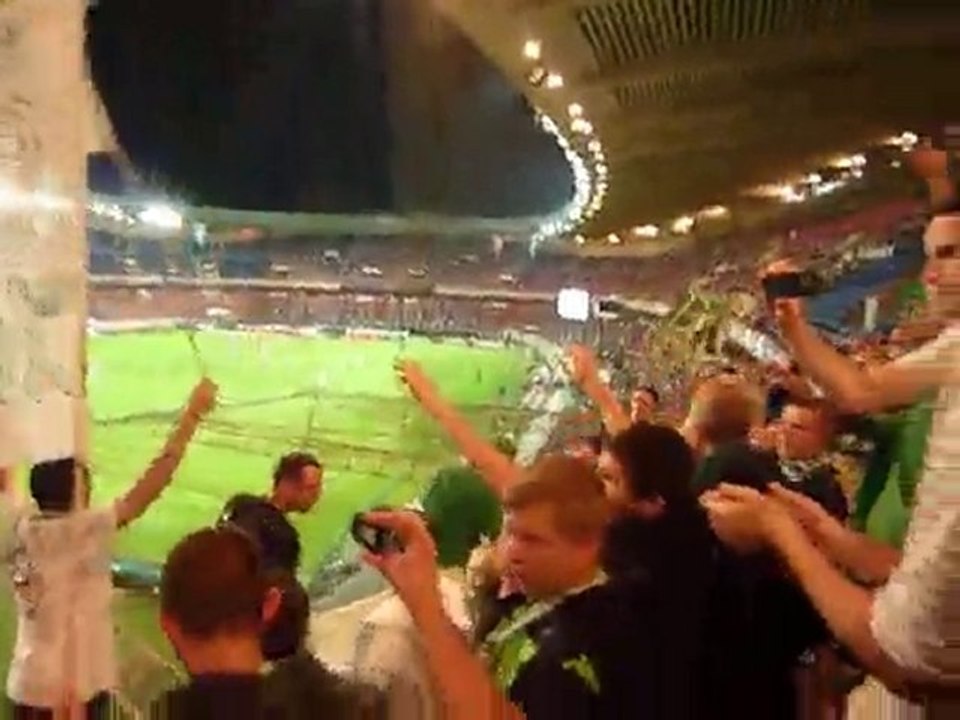 Au Parc des Princes avec les stéphanois ASSE PSG AOUT 2010
