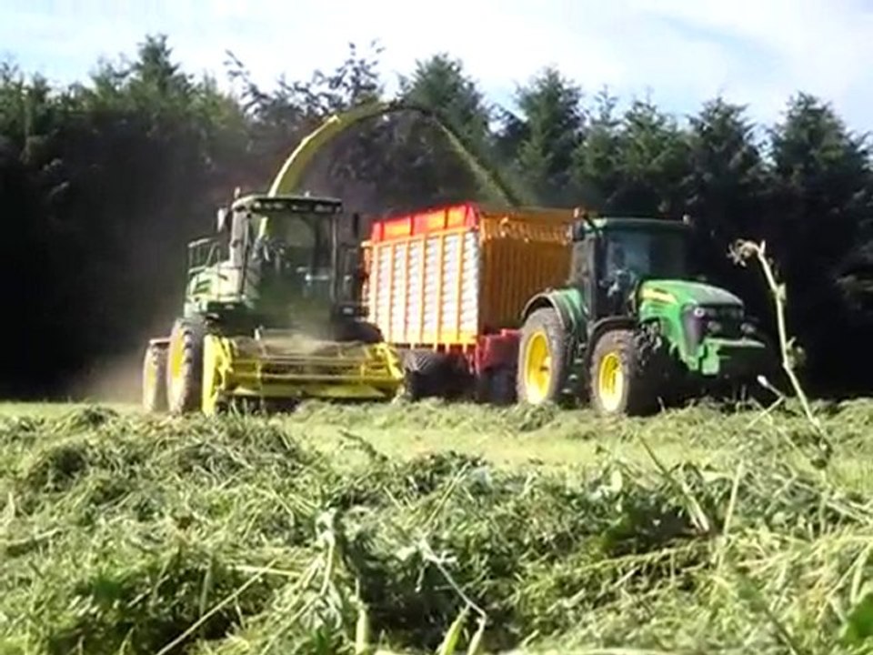 Evrard à l'ensilage de pois 2010