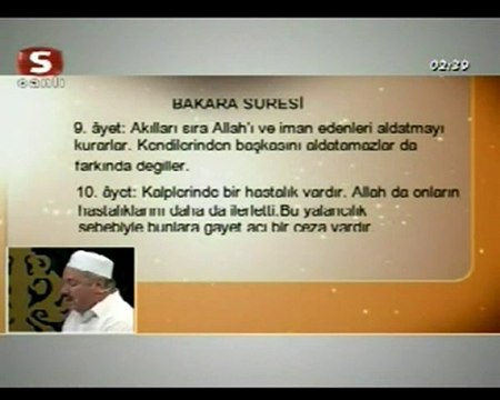 Zunnuri Kurt Bakara süresi Ramazan 2010 Stv
