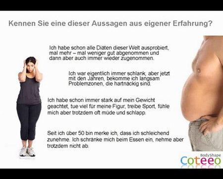 Bauch Fett weg