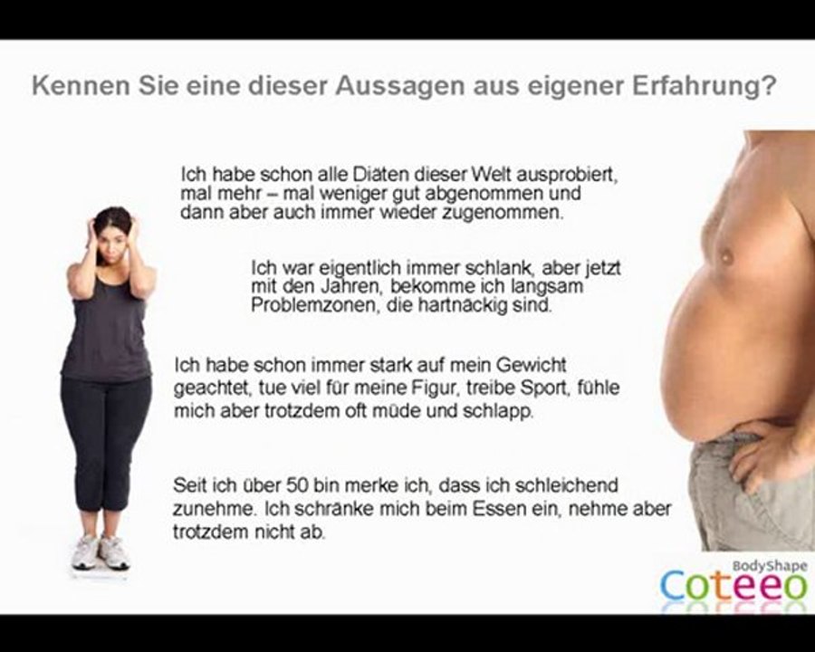Bauch Fett weg