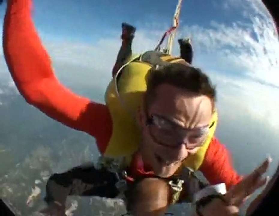 Chute libre pur moment de plaisir