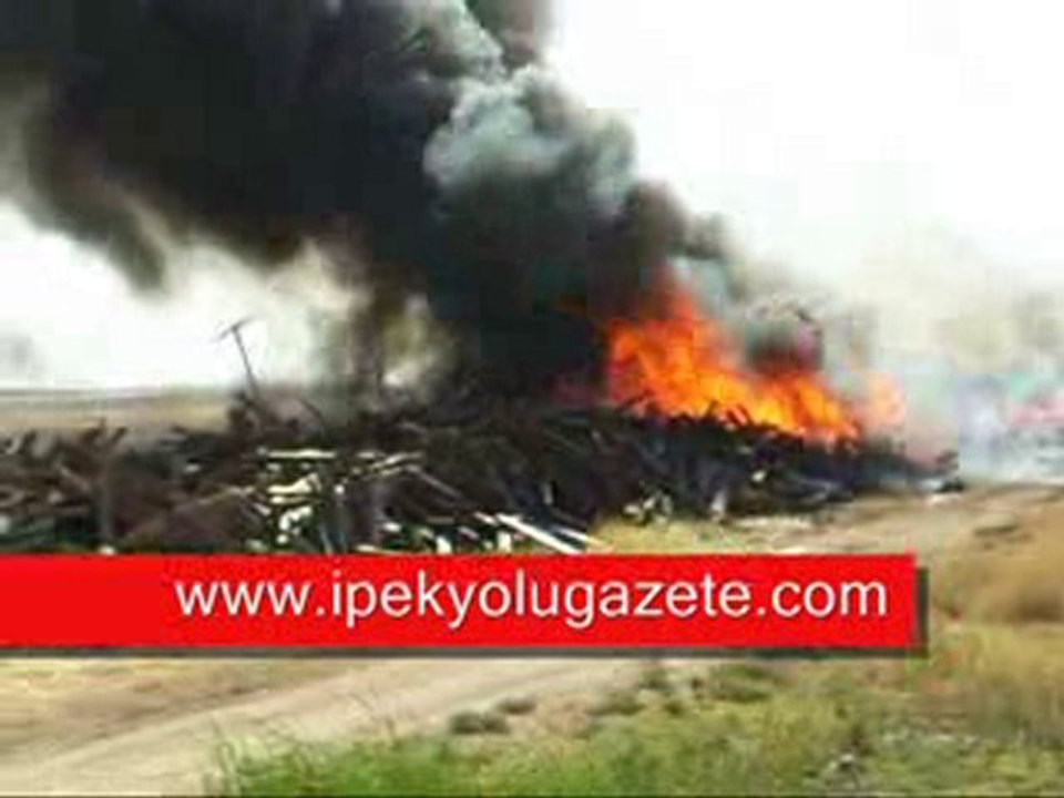 Nusaybin Yangın www.ipekyolugazete.com