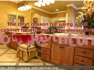 Styles of the tall cabinet in the modern home.