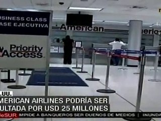 American Airlines podría ser multada por USD 25 millones