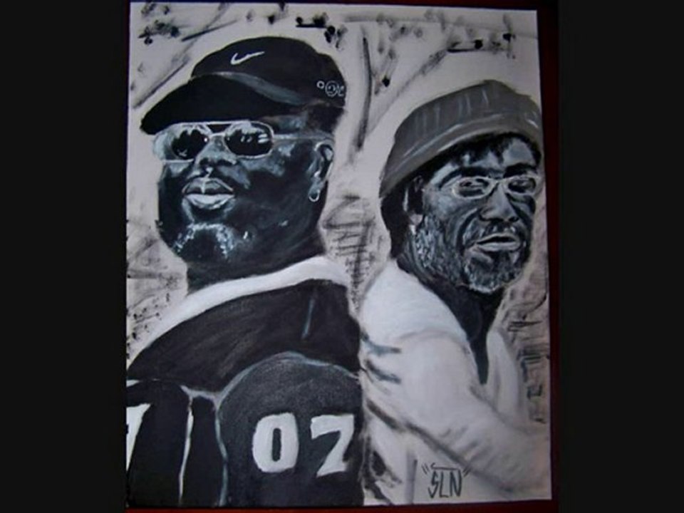 SLNstreetart  Hip Hop/Reggae Paint  (Black & White Paint)