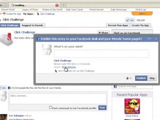 Facebook Click Challenge En  Trick