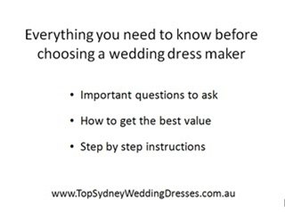 Sydney Wedding Dresses - Choosing A Wedding Dress In Sydney