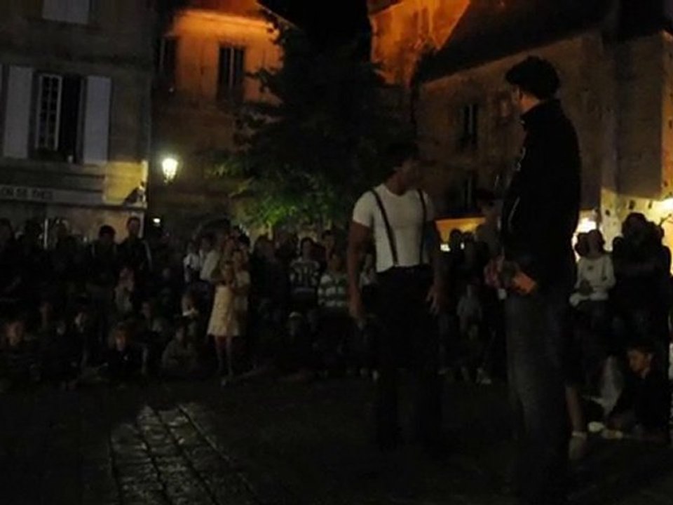 philippe fait son spectacle a sarlat de caneda