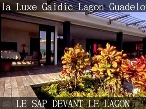 Villa Guadeloupe Gaidic le luxe les pieds dans l'eau