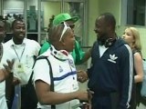 Wyclef Jean arrives in Haiti