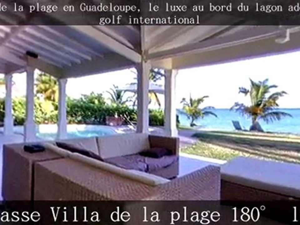 Villa de la Plage, le luxe au bord du lagon de Guadeloupe