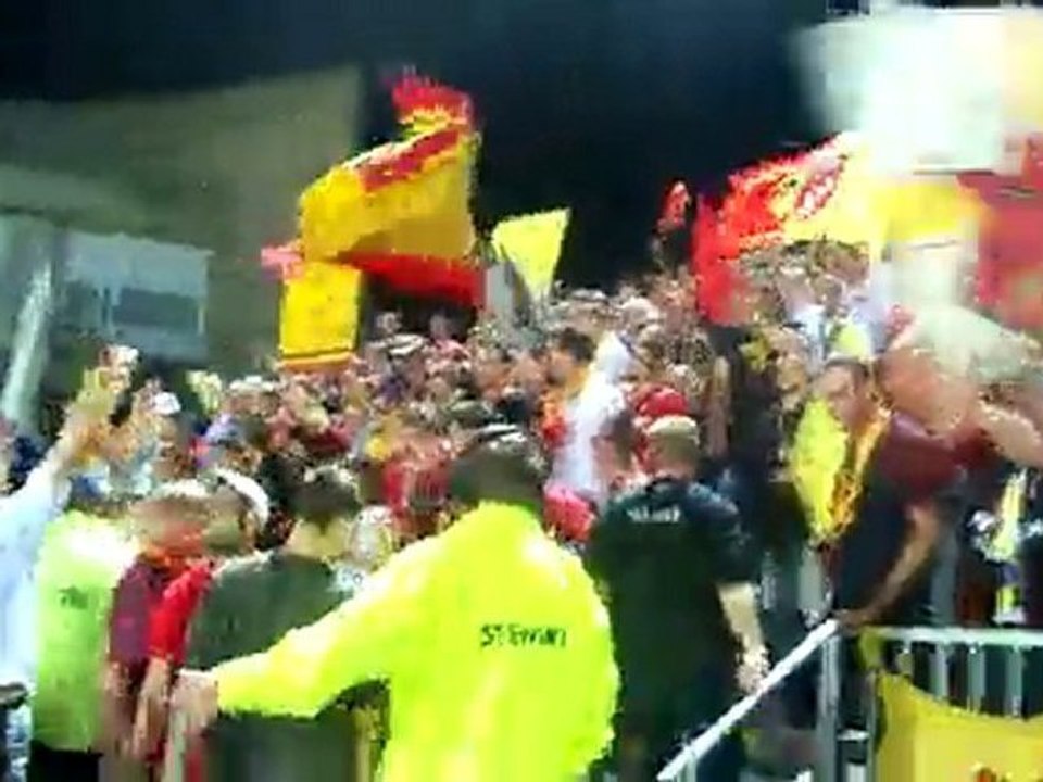 Arles-Avignon vs Lens - Parcage lensois - But de Pollet