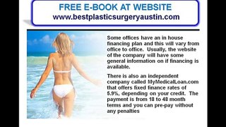 Finance Cosmetic or Plastic Surgery Austin Texas