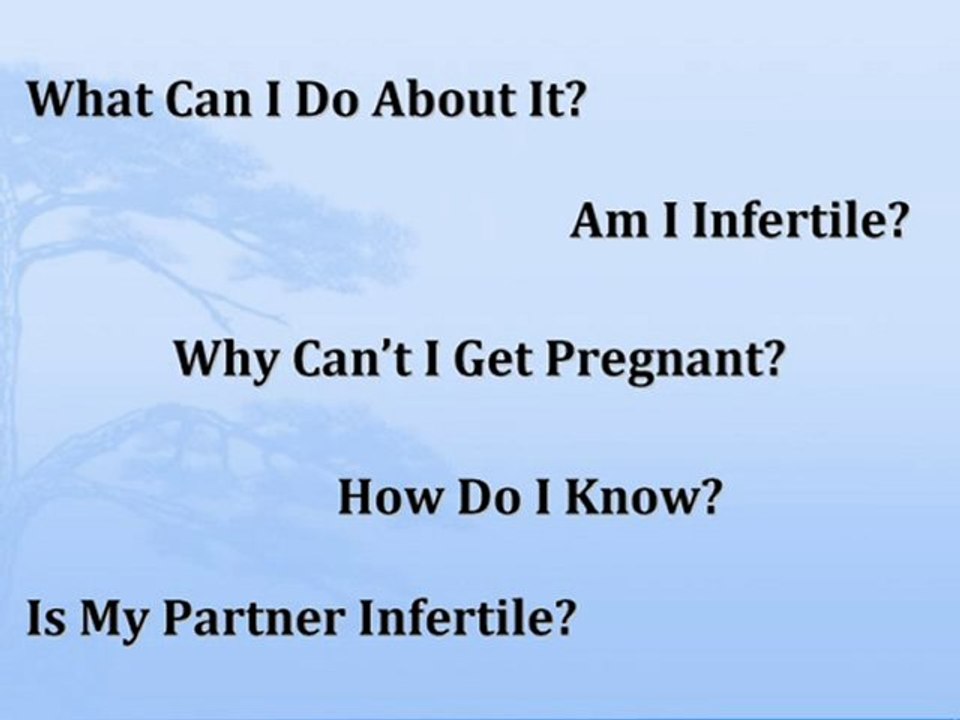 Causes of Infertility Do NOT Have To Be Addressed With Drug