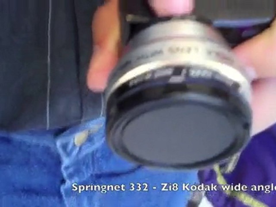 Kodak Zi8 wide angle lens mod