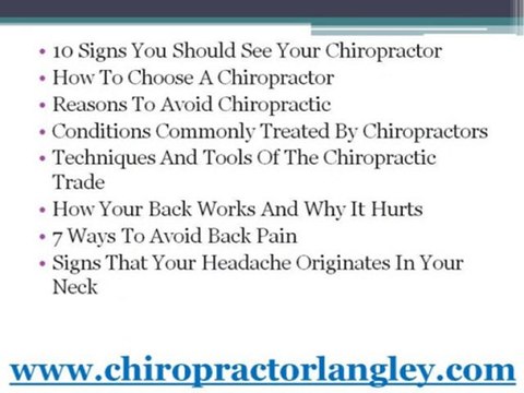Chiropractors In Langley- Get Help For Your Pain And Stiffn