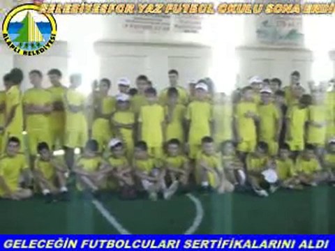 ALAPLI BELEDİYESPOR YAZ FUTBOL OKULU SONA ERDİ