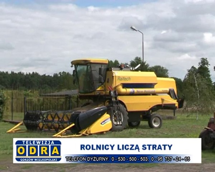 Rolnicy liczą straty
