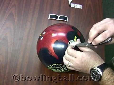 How To Insert Thumb/Finger Tape in Your Bowling Ball