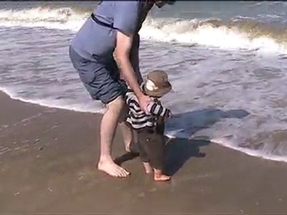 les pieds dans l'eau