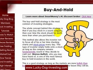What Is The Buy-and-Hold Stock Investing Strategy