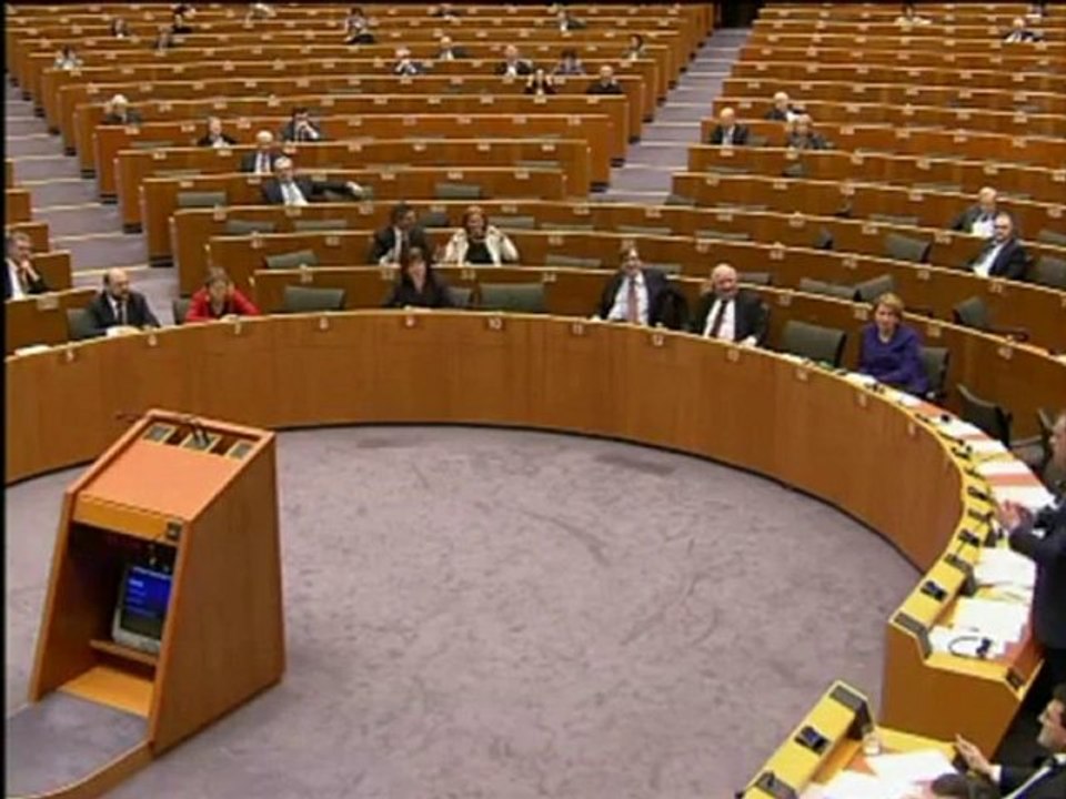 Nigel Farage über Herman van Rompuy vor dem EU-Parlament
