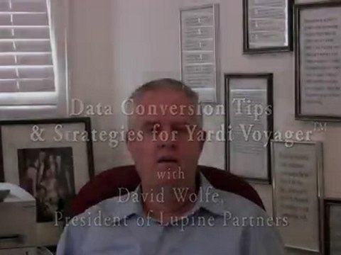 Yardi Voyager Data Conversion: Importing Data and Transacti