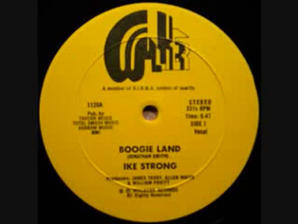 70s disco boogie music Ike Strong - Boogie Land 1979