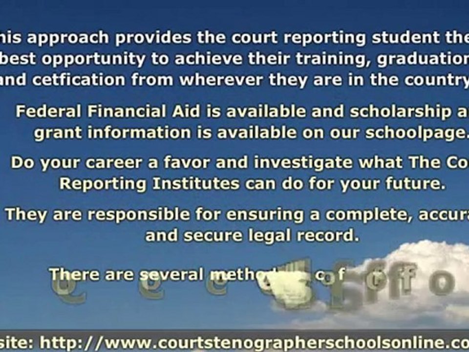 Court Stenographer Schools