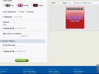 How to Embed a Countdown Timer Widget to a Website , Video 1